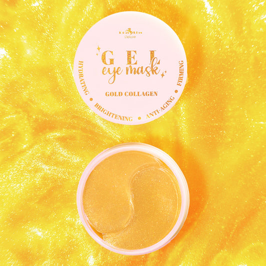 Gold Collagen Gel Eye Mask Under Eye Patches that Hydrate & Brighten for anti-aging & firming.
