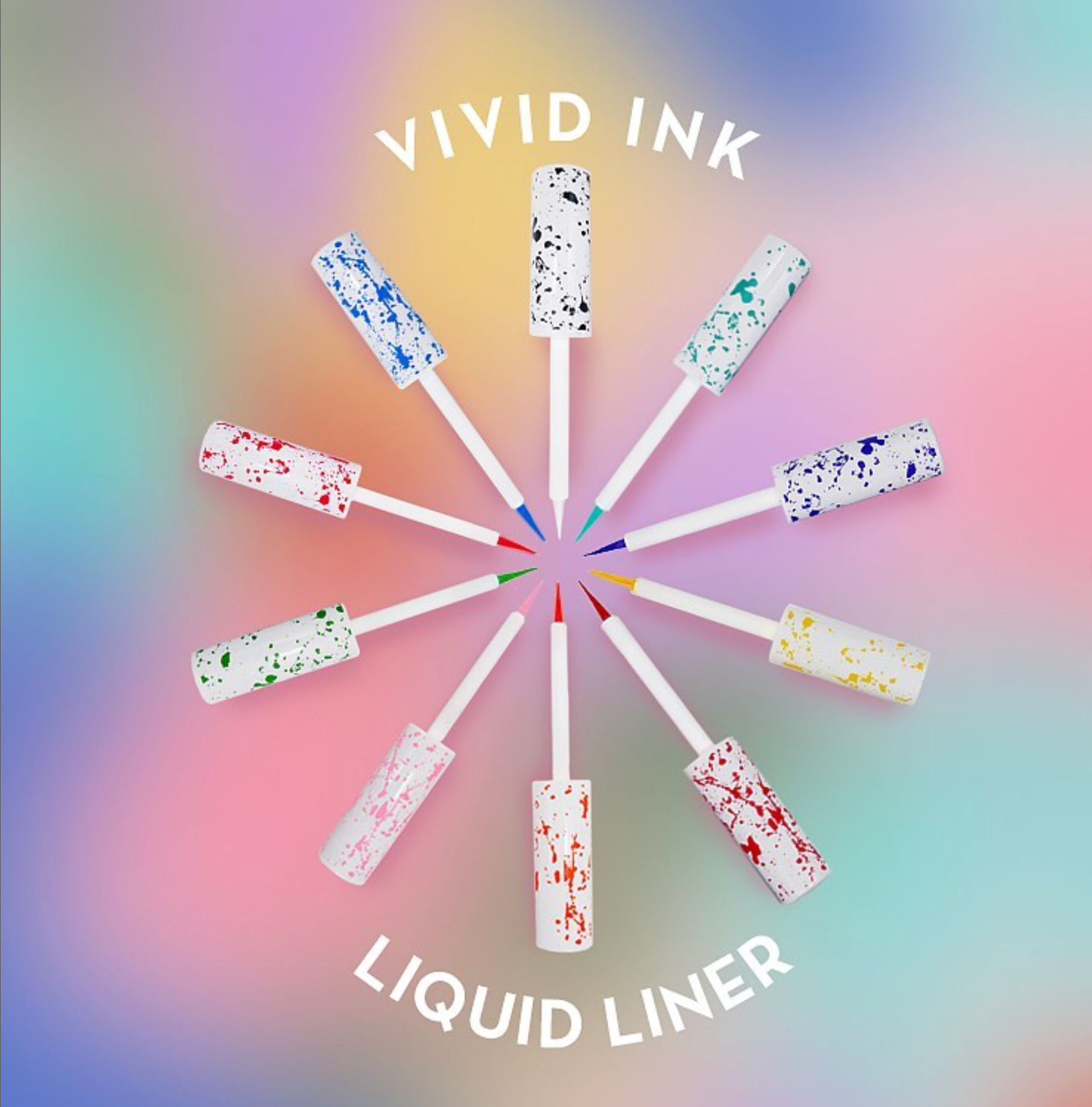 Italia Deluxe Makeup Vivid Ink Liquid Liner Set