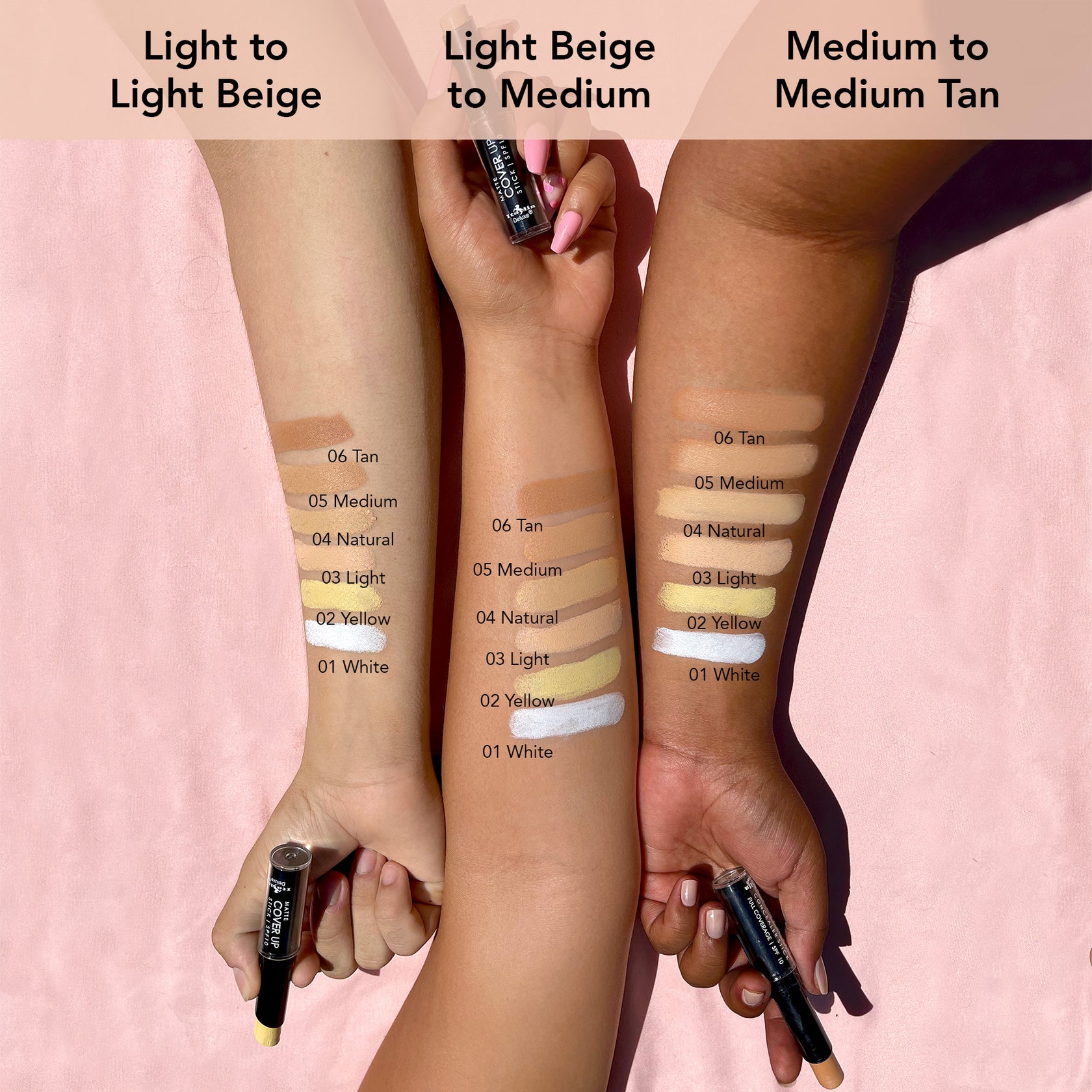 Italia Deluxe Makeup Matte Cover Up Concealer Stick