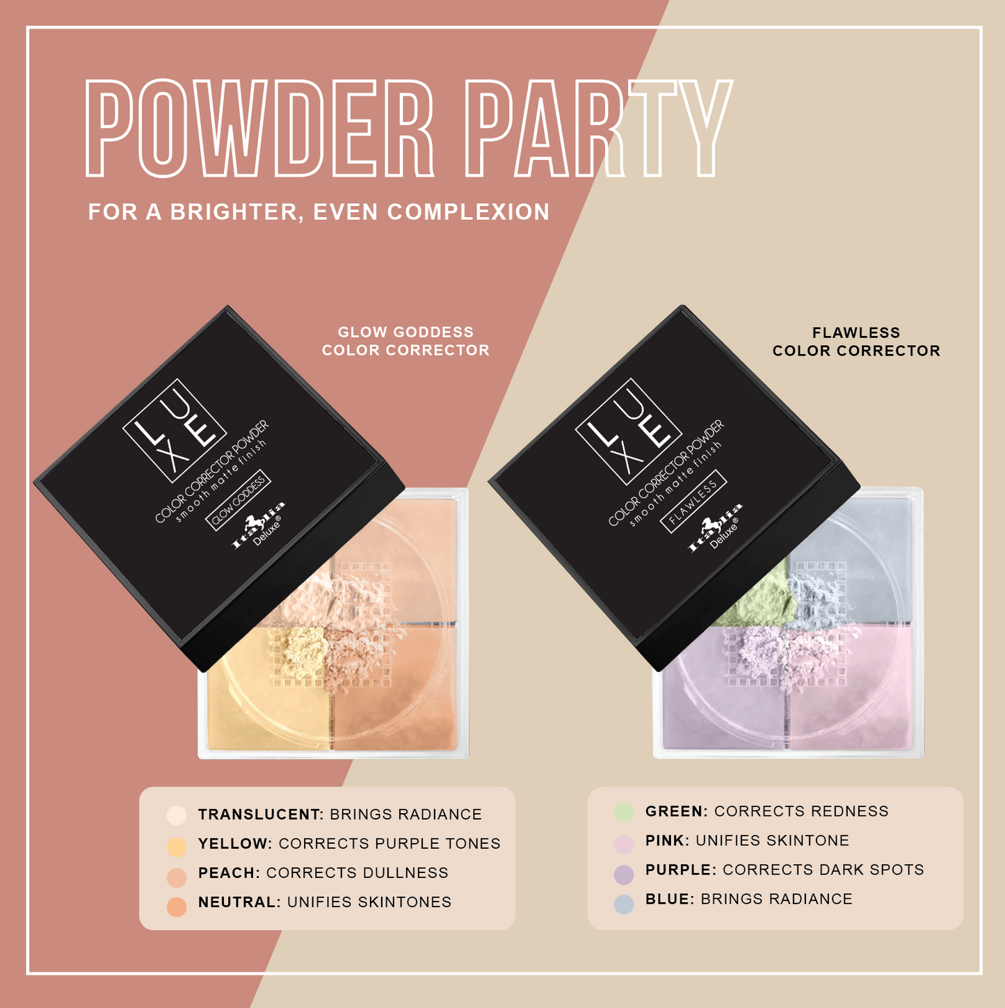 Luxe Color Correcting Powder - Glow Goddess