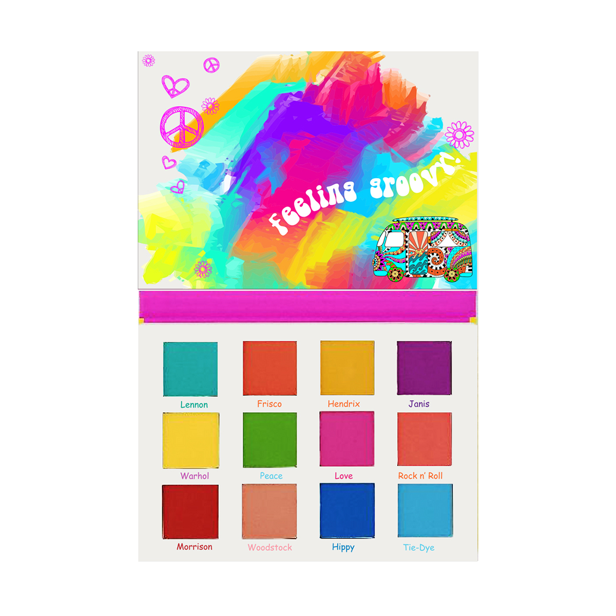 Love, Peace & Groovy Palette